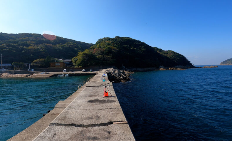 和歌山エギングmap 小杭漁港 おぐい 小さな漁港でアクセスしにくいがアオリイカ魚影は濃い場所